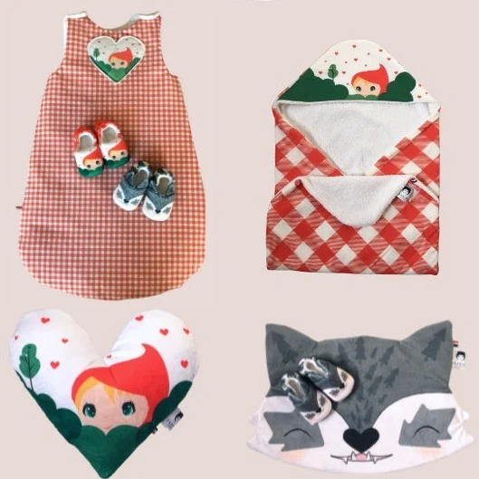 Chaussons bébé - petit chaperon rouge – Image 2