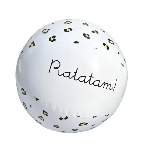 Ballon de plage léopard 30 cm