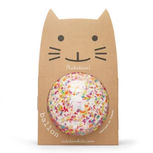 Le Ballon Confetti recyclé 22 cm – Multicolore