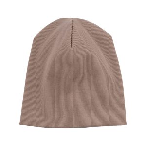 WOOLY ORGANIC – Bonnet côtelé – Vieux rose