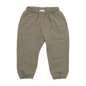 WOOLY ORGANIC – Pantalon en mousseline – Tea Leaf