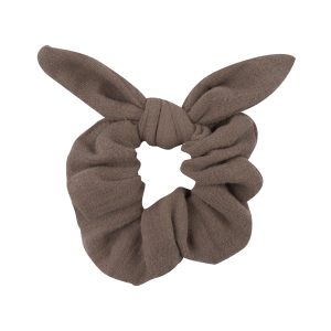 WOOLY ORGANIC – Chouchou en mousseline – Brown