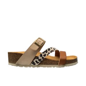 ARIMA – Mules Percale – Beige/cognac