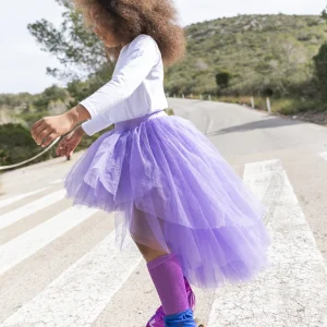 Tutu long rock violet