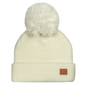 Tuque en Tricot à Pompon - Ivoire