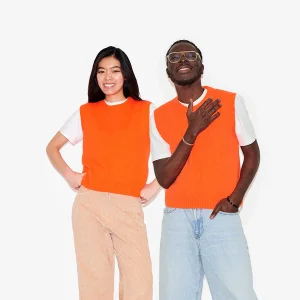 WORLD OF POP –  Pull sans manches – Orange