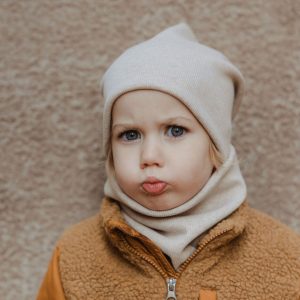 WOOLY ORGANIC – Beanie 2×1 – Beige