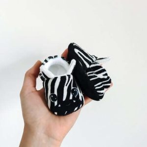 Chaussons bébé - Zèbre