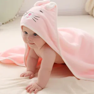Cape de bain bébé - Ruby™ le Chat