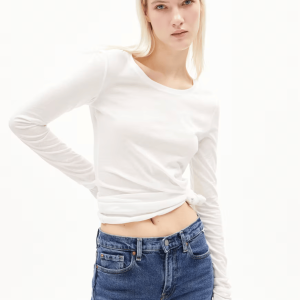 ARMEDANGELS –  Haut à manches longues Einiaara – Off white