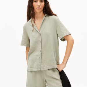 ARMEDANGELS – Blouse Maaite en mousseline – Seagreen