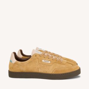 FAGUO – Baskets Lumbo Suede – Camel