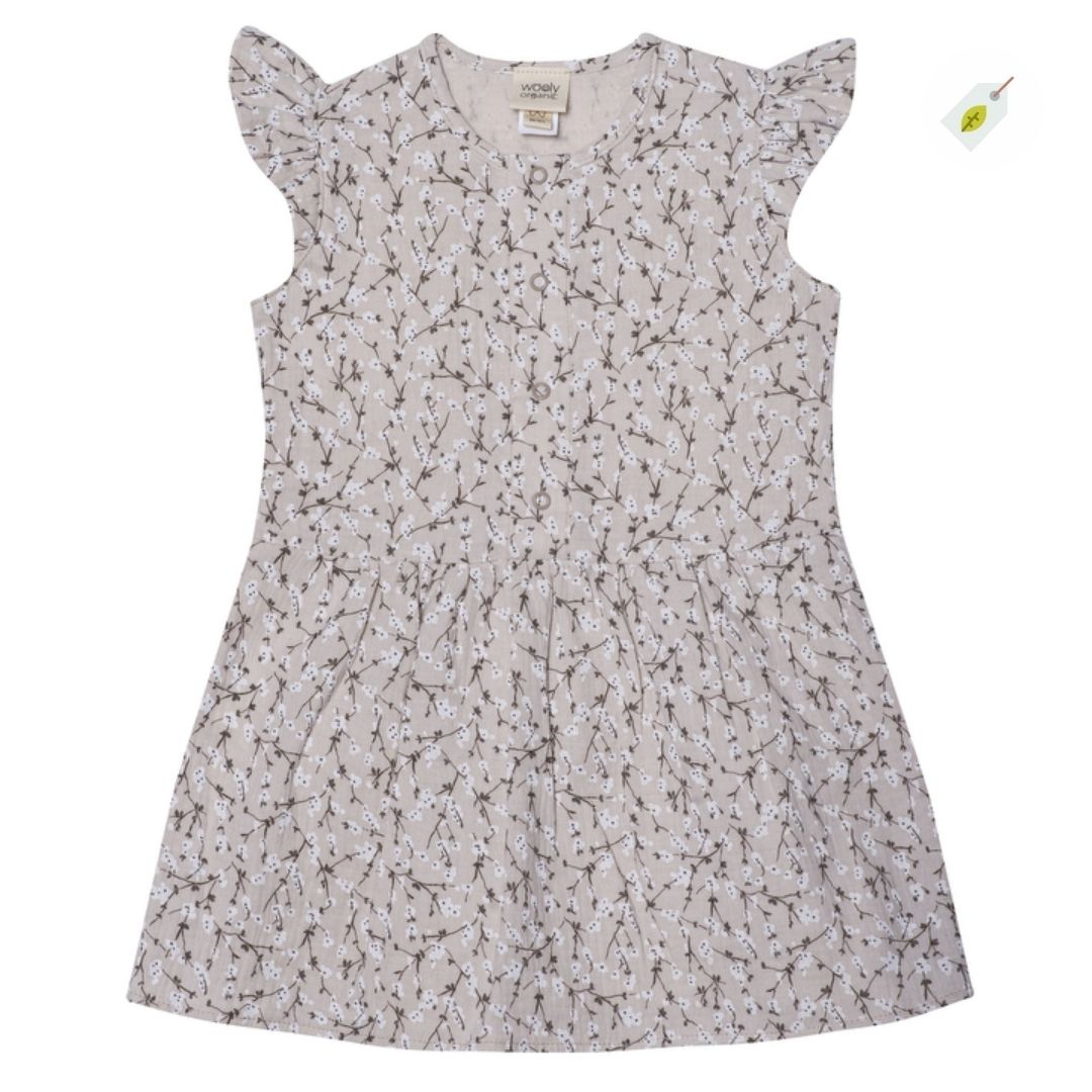Wooly Organic – Robe en mousseline de coton bio Beige